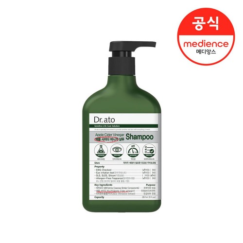 닥터아토 애플 사이다 비니거 샴푸 267ml