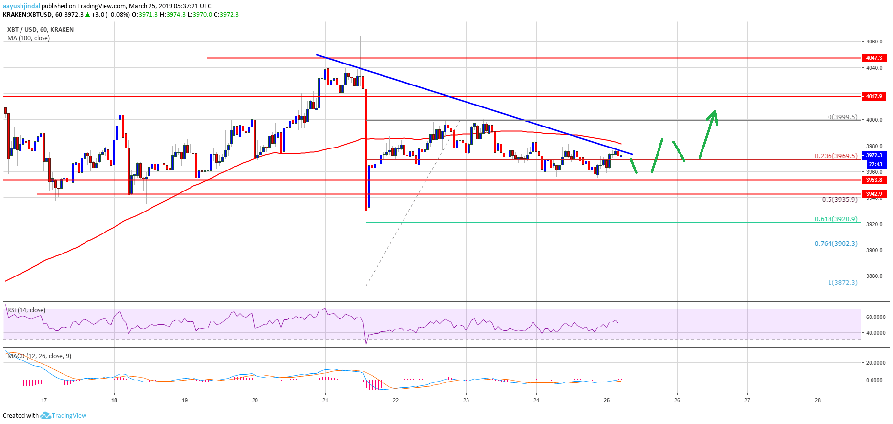 Bitcoin Price Analysis BTC Chart