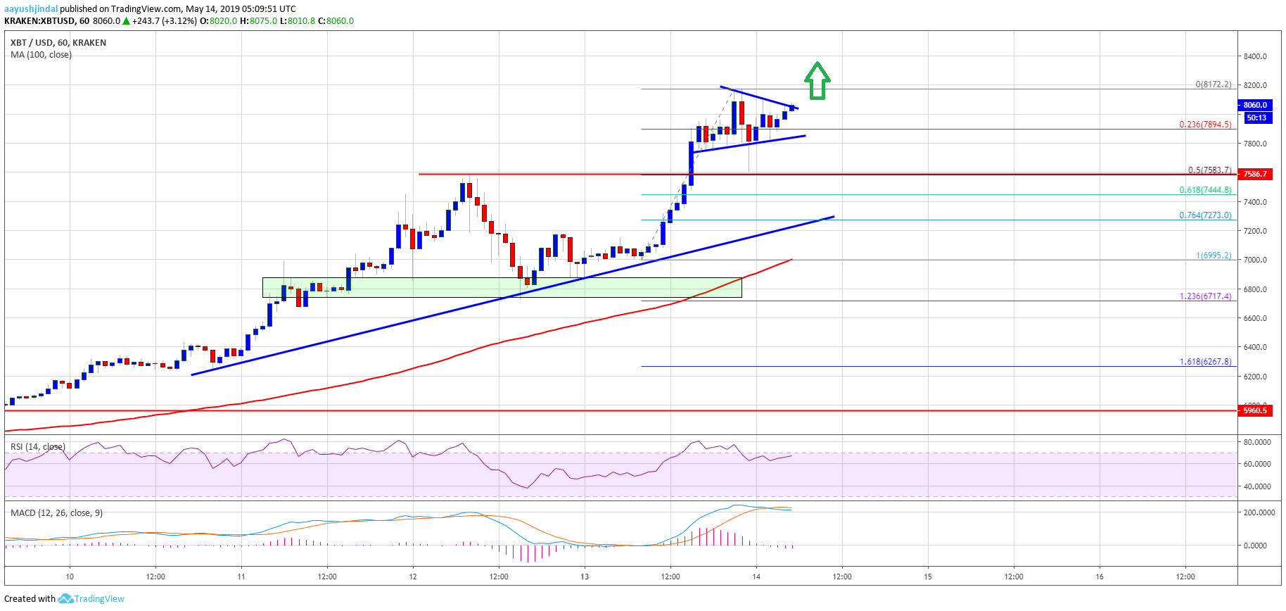 Bitcoin Price Analysis BTC Chart