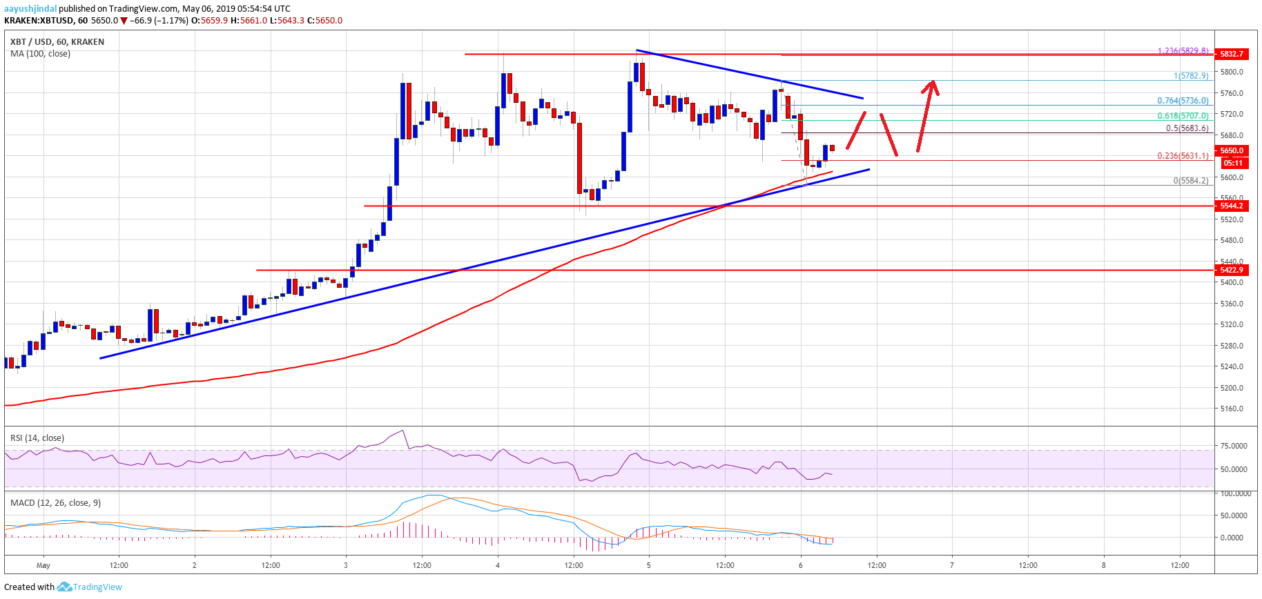 Bitcoin Price Analysis BTC Chart