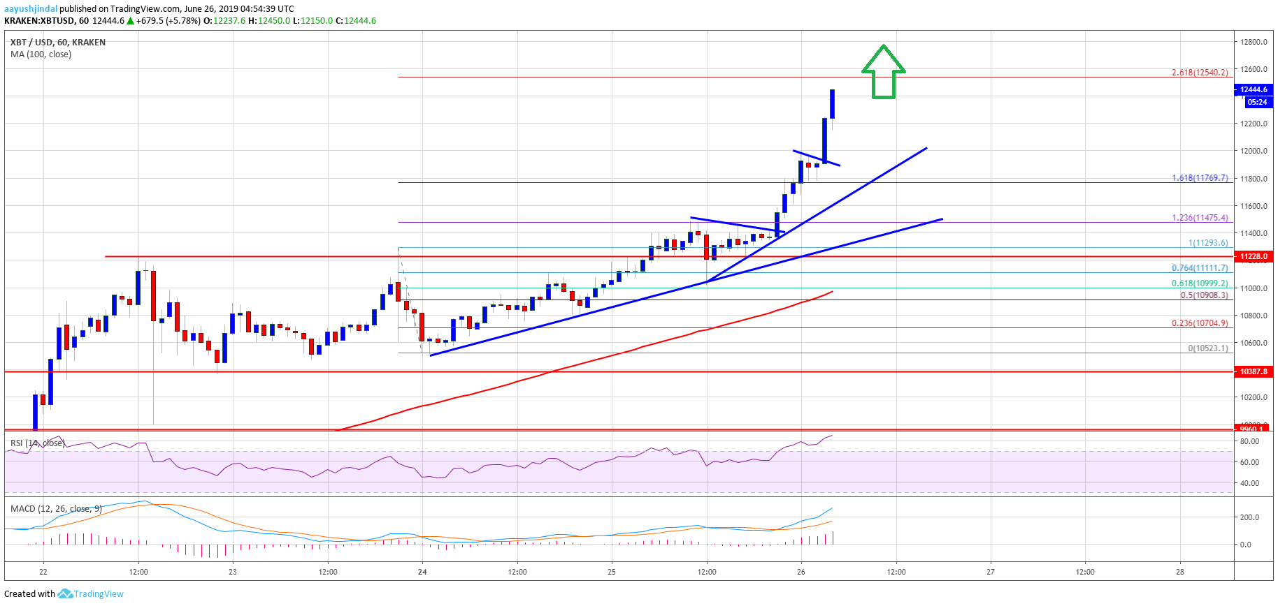 Bitcoin Price Analysis BTC Chart