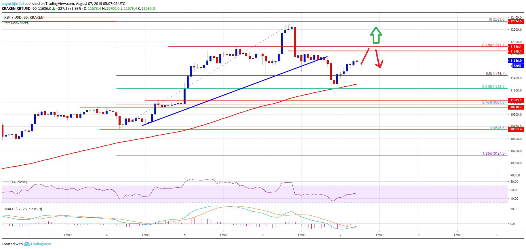 Bitcoin Price Analysis (BTC/USD)