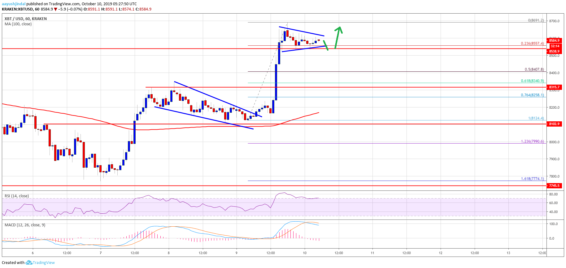 Bitcoin Price Analysis BTC Chart