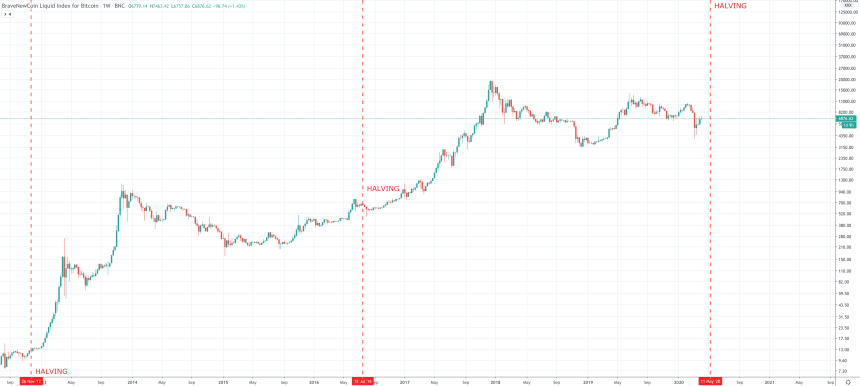 bitcoin price chart halving crypto