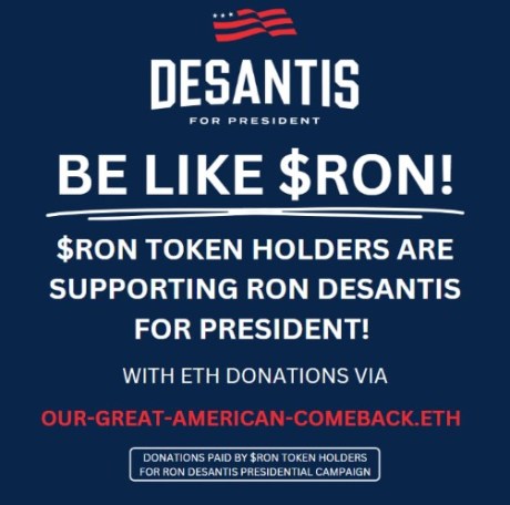 ron ron token desantis