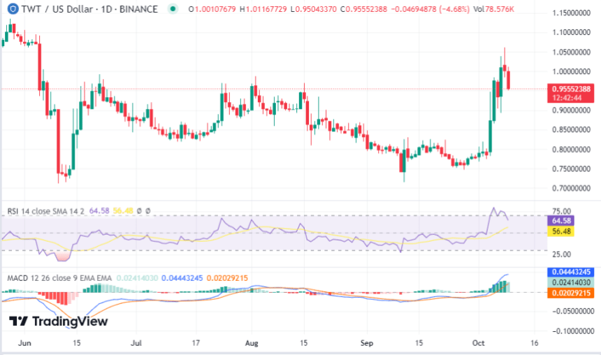 TWT daily chart