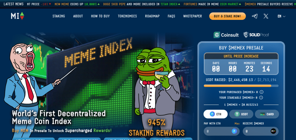 Meme Index presale