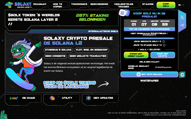 Solaxy (SOLX) presale