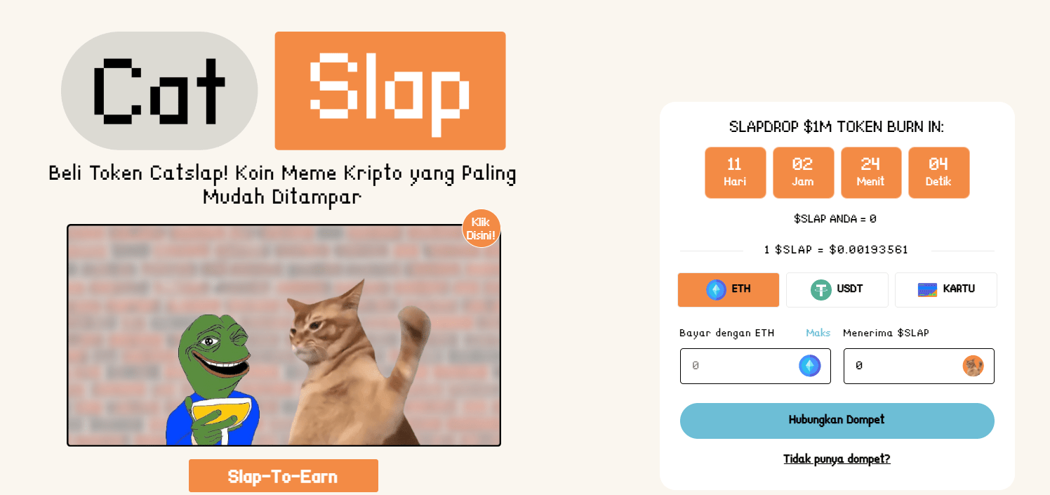 CatSlap - Coin Baru Listing