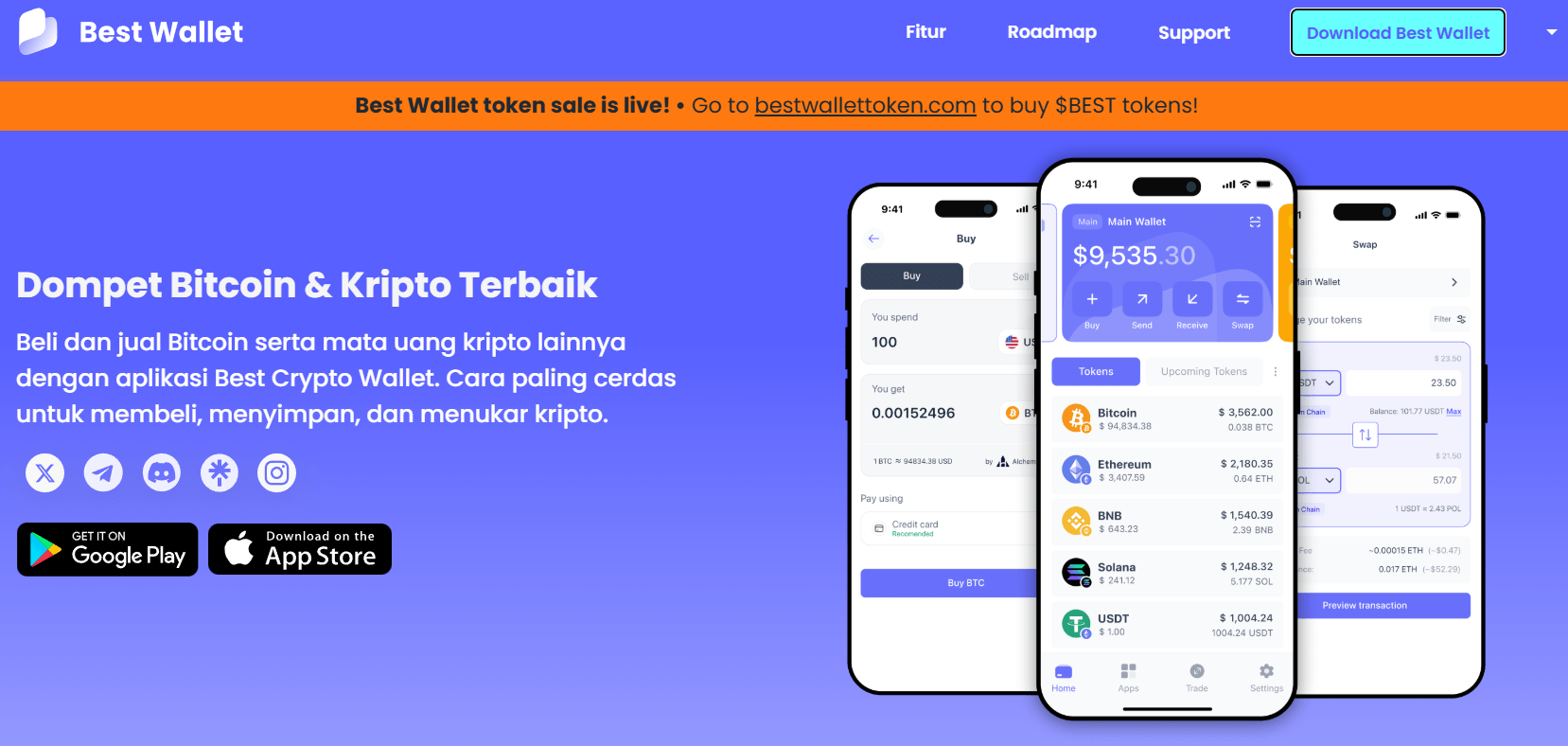 BEST Wallet- Coin Baru Listing