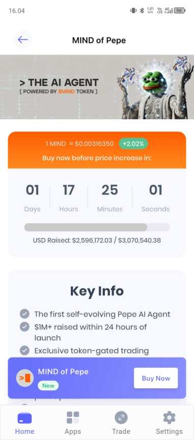 MIND - Coin Baru Listing