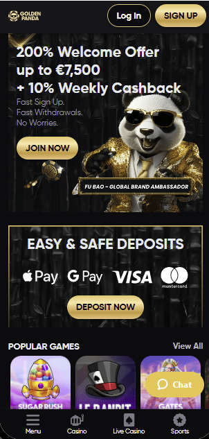 crypto casino - golden panda