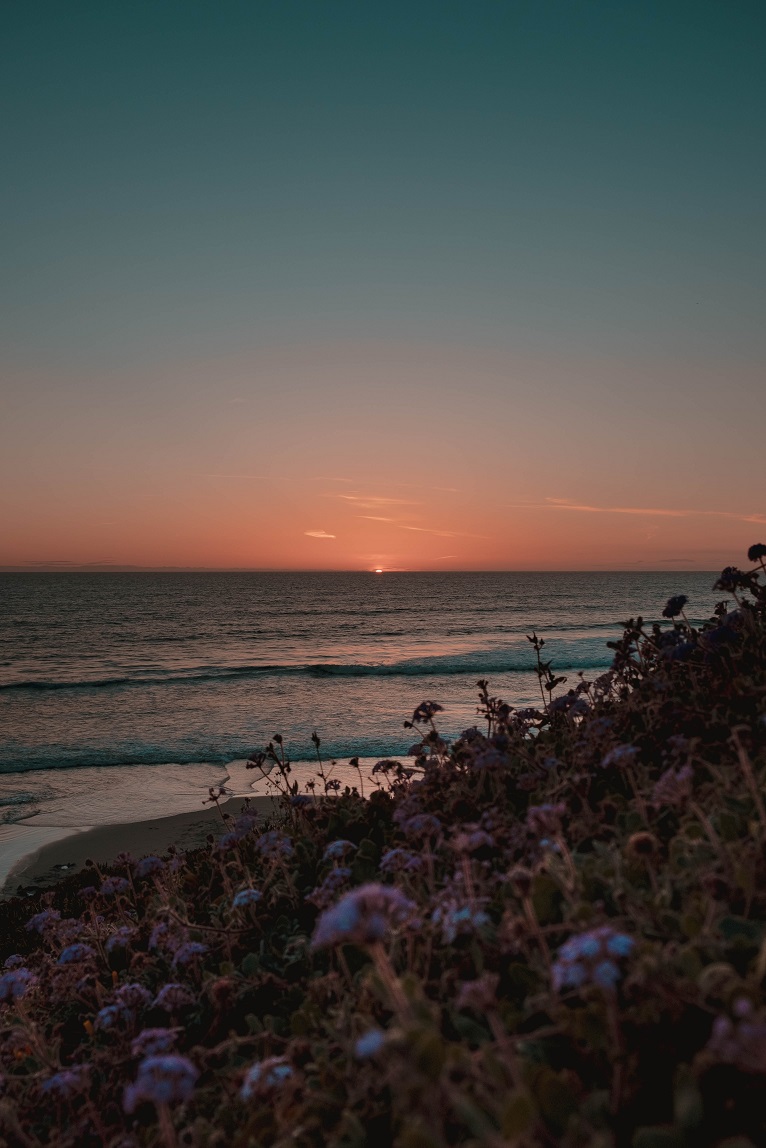 Solana beach in California